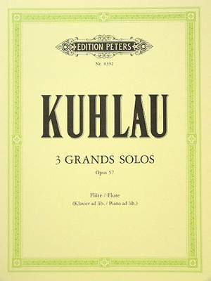 Kuhlau, F: 3 Grand Solos Op.57