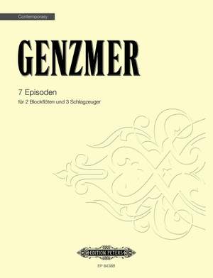 Genzmer, Harald: 7 Episodes for Two Recorders and 3 Percussionists