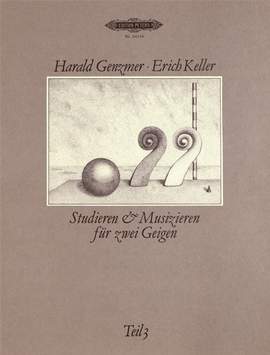 Genzmer, Harald: Studieren u. Musizieren für 2 Violinen