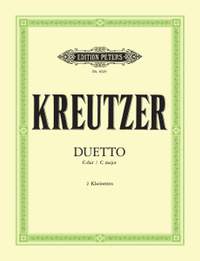 Kreutzer, C: Duet in C for 2 Clarinets