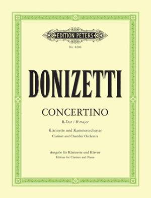 Donizetti: Clarinet Concertino in B flat