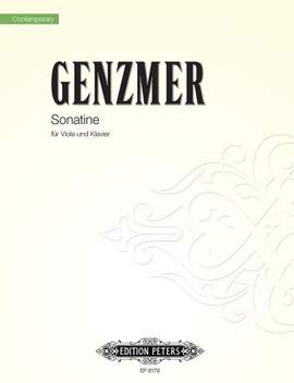 Genzmer, H: Sonatina for Viola and Piano