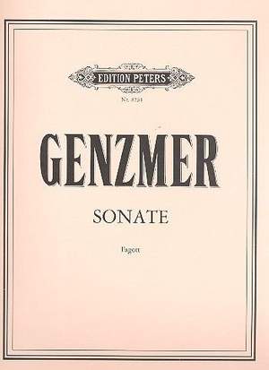 Genzmer, H: Sonata for Bassoon