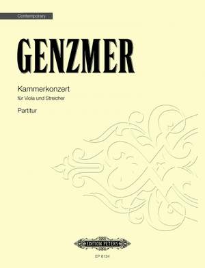 Genzmer, H: Chamber Concerto