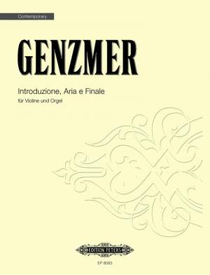 Genzmer, H: Introduction, Aria and Finale