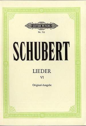 Schubert: Songs Vol.6