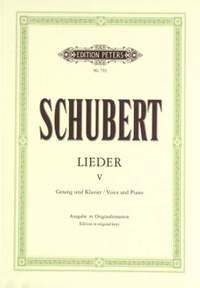 Schubert: Songs Vol.5