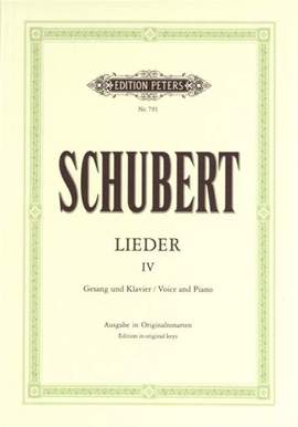 Schubert: Songs Vol.4