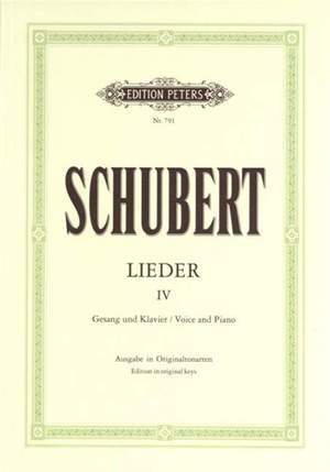 Schubert: Songs Vol.4