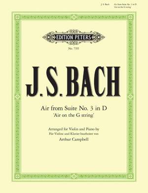Bach, J.S: 'Air on the G String' from Orchestral Suite No.3 in D