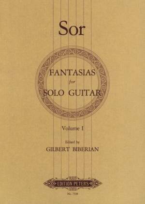 Sor, F: Fantasias Vol.1