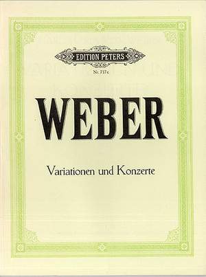 Weber, C: Complete Piano Works Vol.3: Variations & Concertos