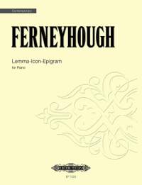 Ferneyhough, B: Lemma-Icon-Epigram