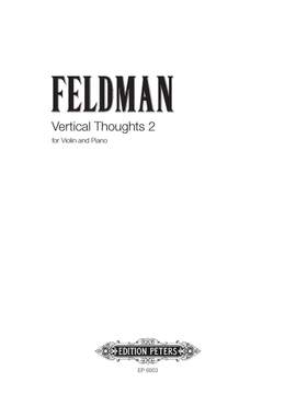 Feldman, M: Vertical Thoughts II