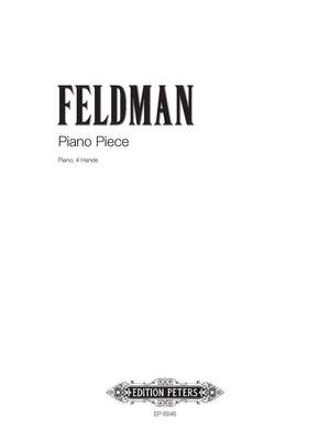 Feldman, M: Piano