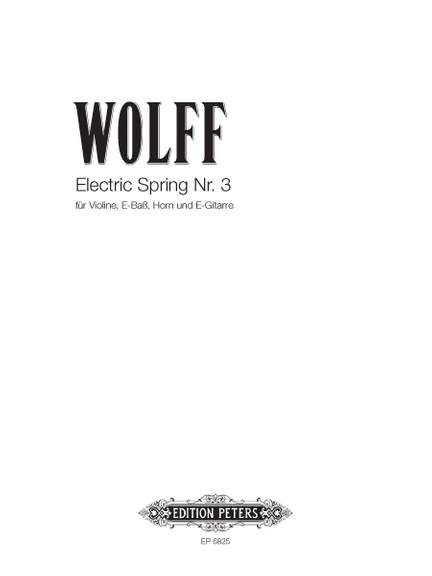 Wolff, C: Electric Spring III