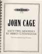 Cage, J: Sixty-two Mesostics Re Merce Cunningham
