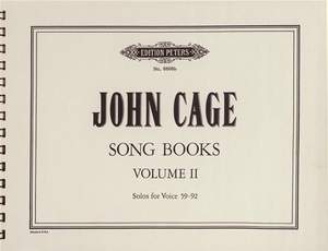 Cage, J: Song Books (Volume 2: Solos for Voice, 59–92)