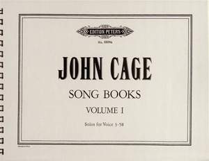Cage, J: Song Books (Volume 1: Solos for Voice, 3–58)
