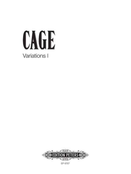 Cage, J: Variations I