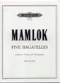 Mamlok, U: Five Bagatelles