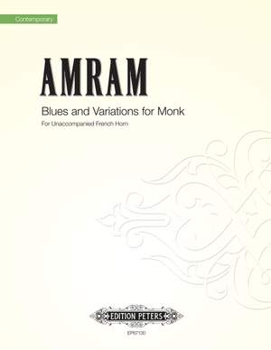 Amram, D: Blues and Variations for Monk