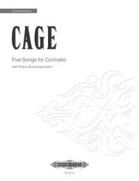 Cage, J: Five Songs for Contralto
