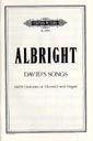 Albright, W: David's Songs