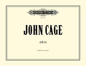 Cage, J: Aria