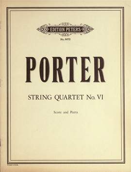 Porter, Q: String Quartet No. 6