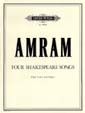 Amram, D: Four Shakespeare Songs