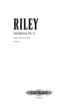Riley, D: Variations III