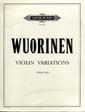 Wuorinen, C: Violin Variations