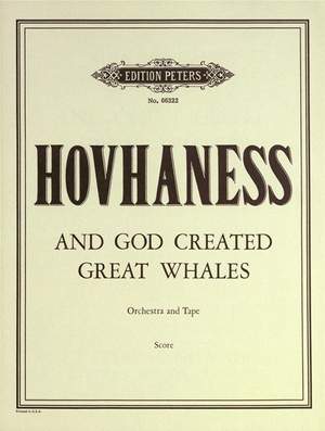 Hovhaness, A: And God Created Great Whales Op. 229 No. 1