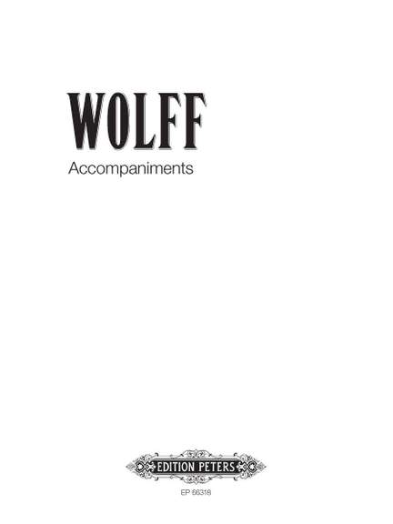 Wolff, C: Accompaniments