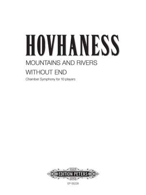Hovhaness, A: Mountains and Rivers Without End Op. 225