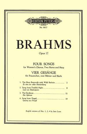 Brahms: 4 Choruses Op.17