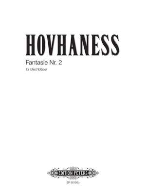 Hovhaness, A: Five Fantasies for Brass Choir Op. 70, No. 2