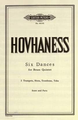Hovhaness, A: Six Dances Op. 79