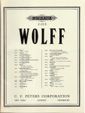 Wolff, C: Nine