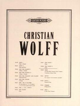 Wolff, C: For Piano II