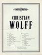 Wolff, C: For Piano I