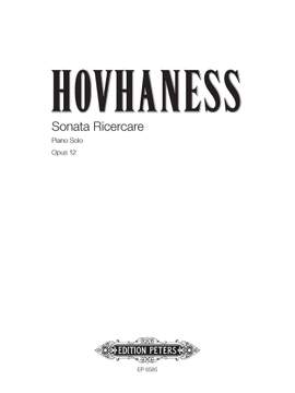Hovhaness, A: Sonata Ricercare Op. 12