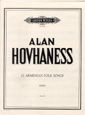 Hovhaness, A: Twelve Armenian Folk Songs Op. 43