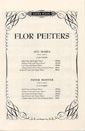 Peeters, F: Ave Maria (Hail, Mary) Op.104e