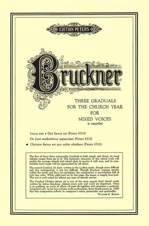 Bruckner: Graduals No.3: Christus factus est