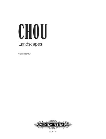 Chou, W: Landscapes