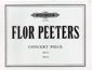 Peeters, F: Concert Piece Op.52a