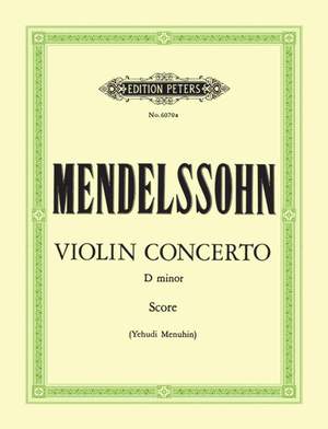 Mendelssohn, F: Violin Concerto in D minor