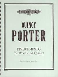 Porter, Q: Divertimento for Woodwind Quintet